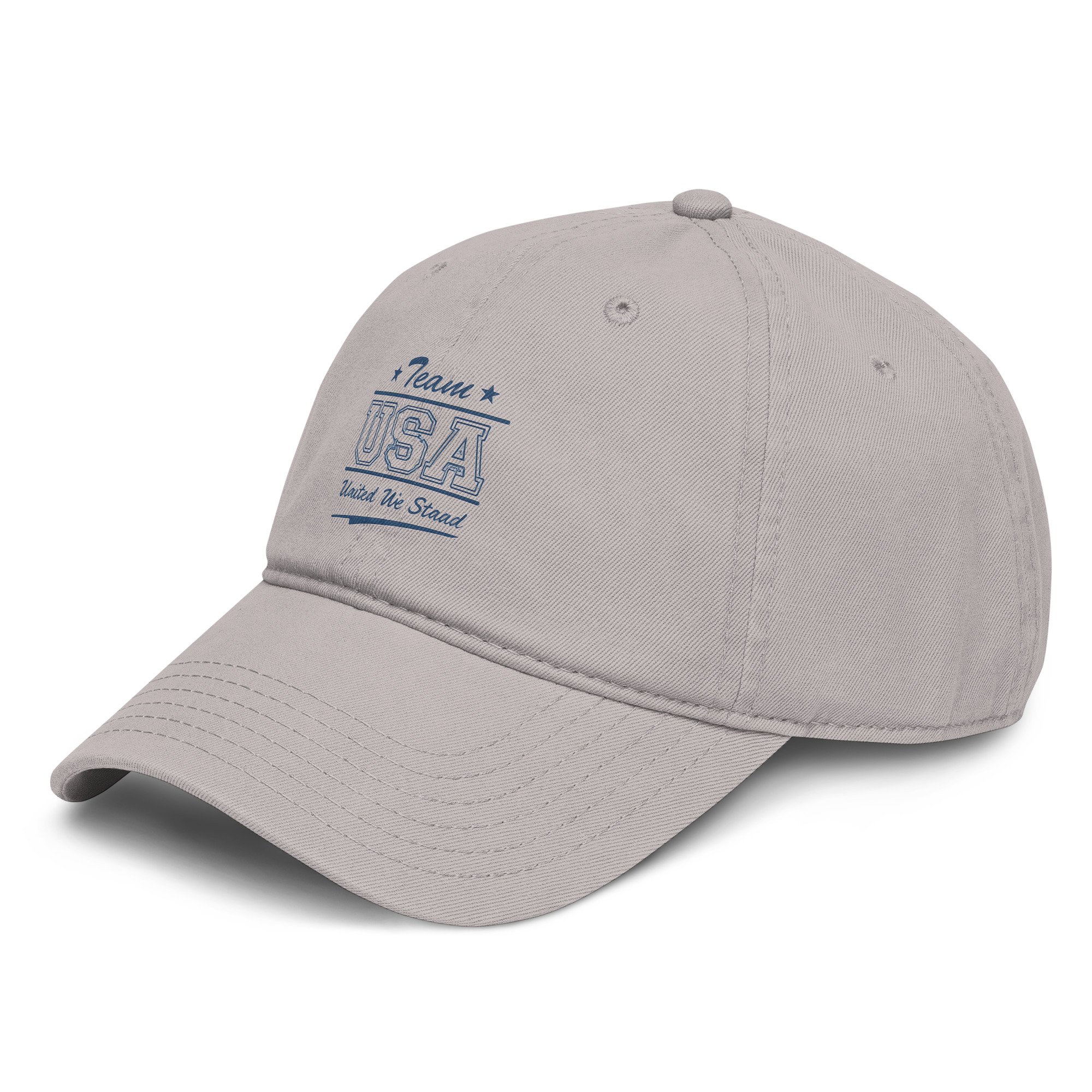 Garment washed baseball cap