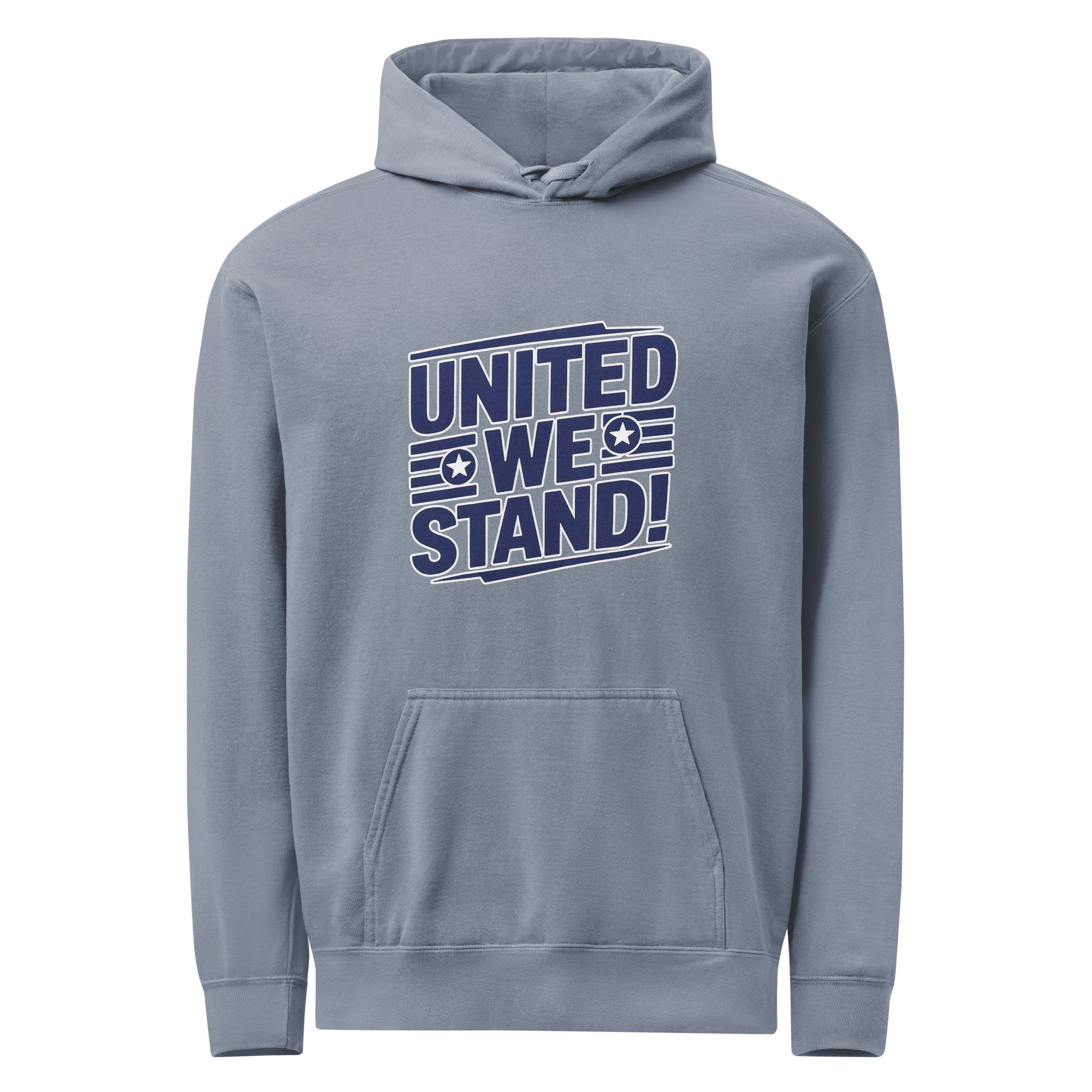 Unisex garment-dyed hoodie